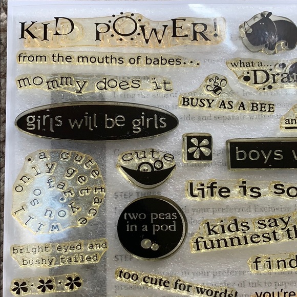 Close to My Heart My Acrylix Kid Power Stamps - Picture 5 of 6